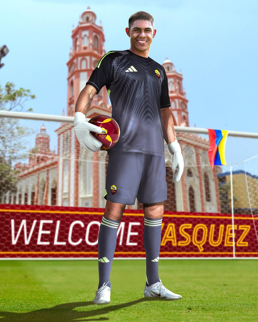 AS Roma 2025-26 GK 1st Kit
