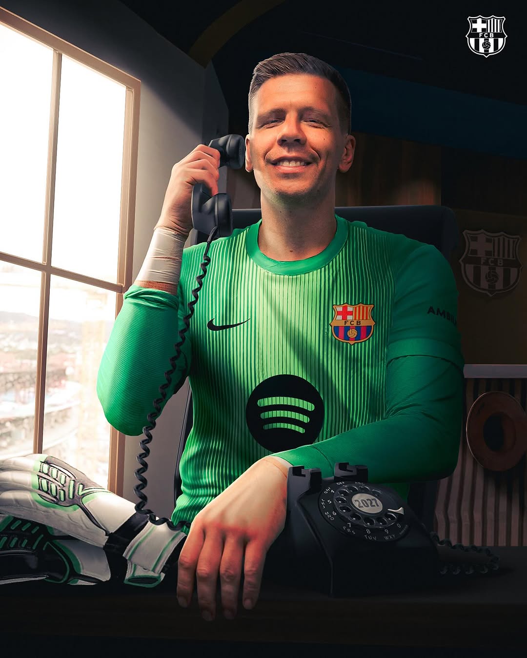 FC Barcelona 2025-26 GK 1st Kit