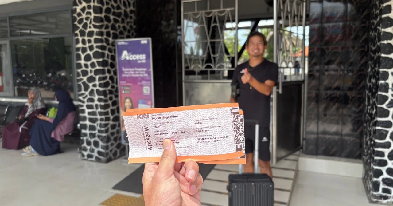 【西原拓夢選手 寄稿】インドネシアで初の電車体験